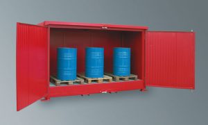 Wärmekammer für Fässer und Container