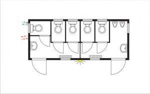 Toilettencontainer / WC Boxen