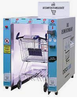 Desinfektion für Einkaufswagen